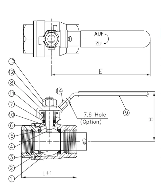 Two-Pc Ball Valves