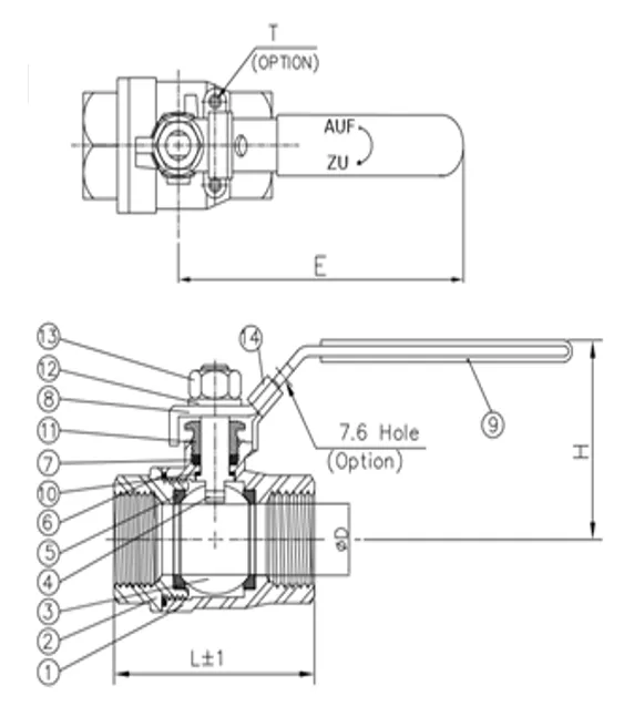 Two-Pc Ball Valves