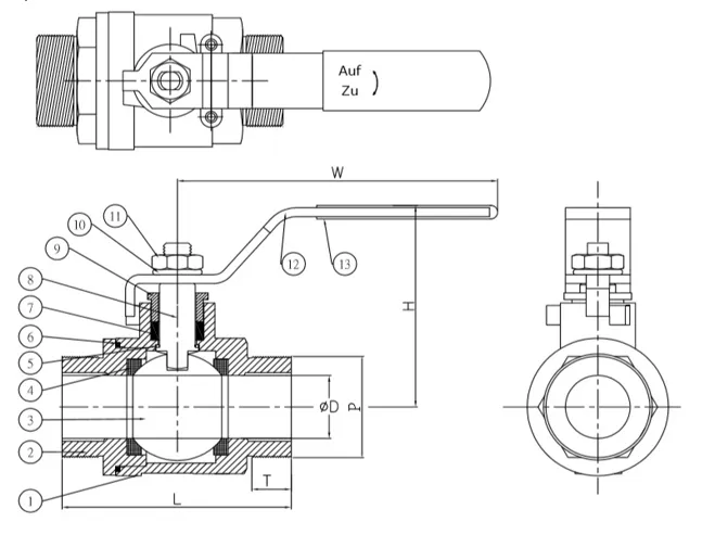 Two-Pc Ball Valves