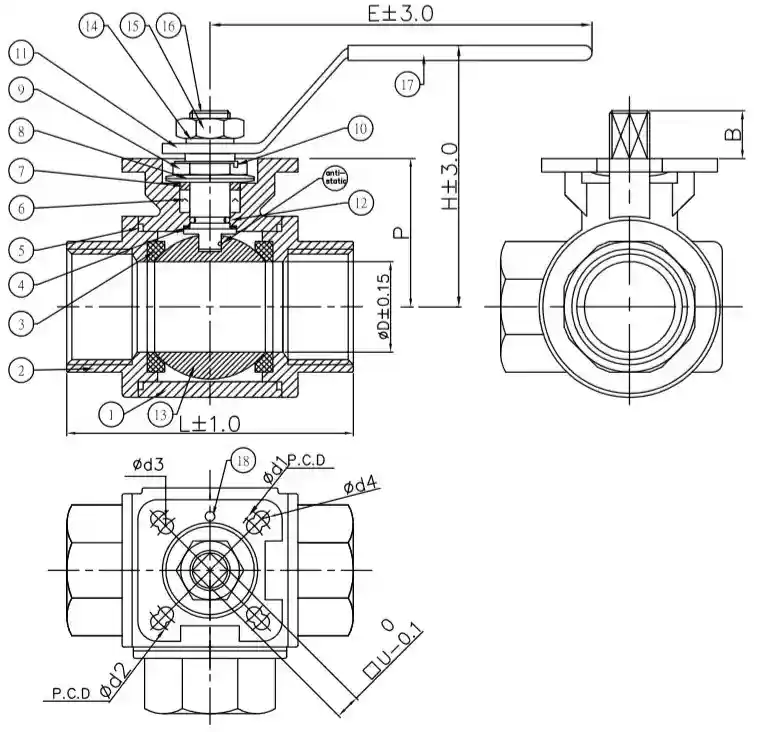 Multi-Way Ball Valves