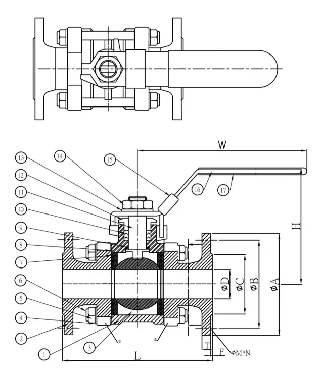 Flange End Ball Valves