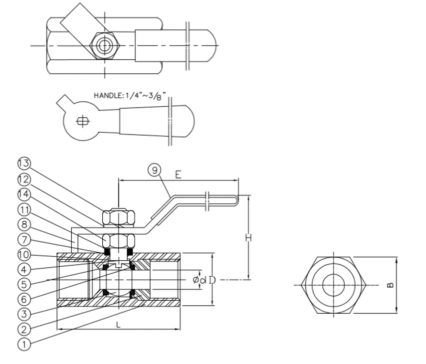 One-Pc Ball Valves